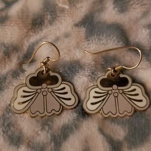 Vintage Laurel Burch Yelapa Flower Earrings